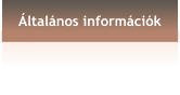 Általános információk